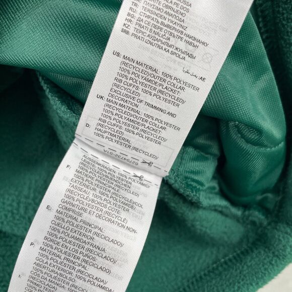 Adidas WH Wander Hour Snap Fleece Men M Green Purple 100% Recycled Mock Pullover - Picture 10 of 10